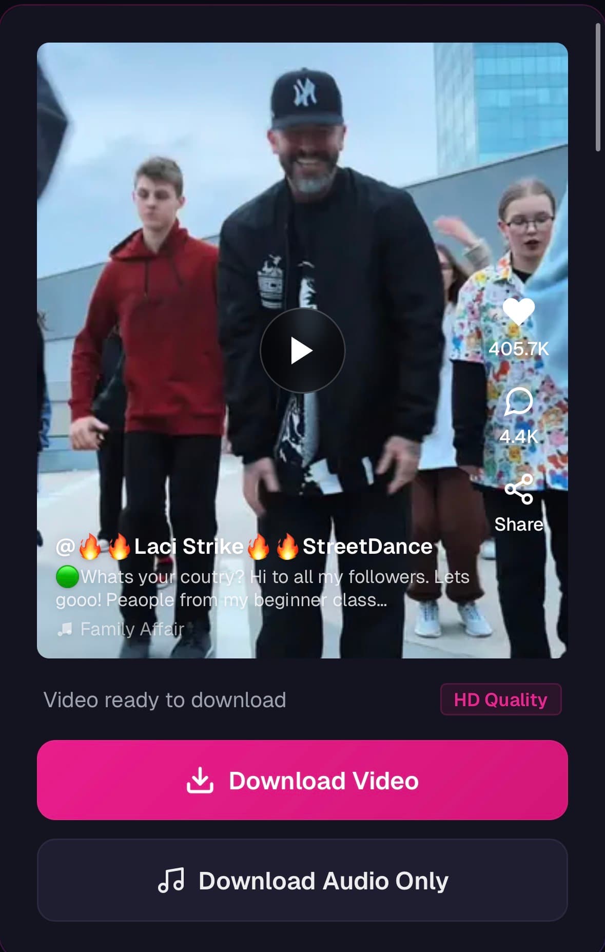 Download TikTok Videos